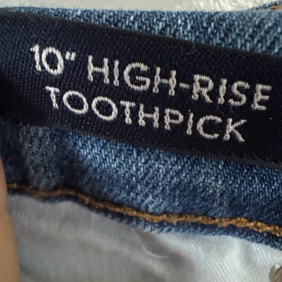 J.Crew 10 inch high rise toothpick Stylish Blue Ankle Jeans for Women 31P - Picture 6 of 7